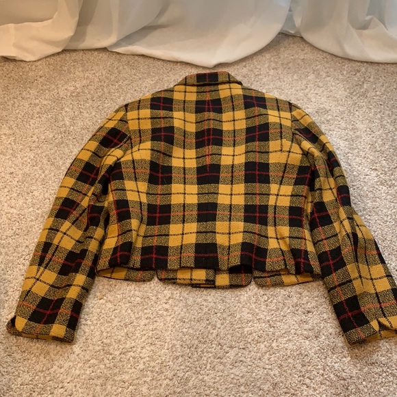 Blazer in yellow black and red check - Picture 2 of 2